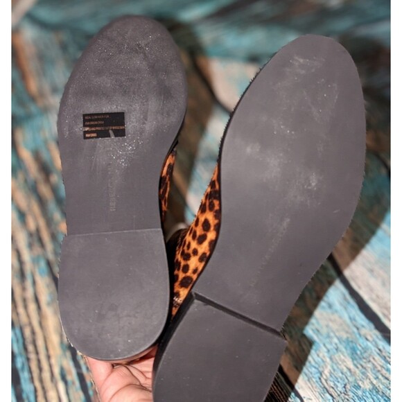 Rebecca Minkoff Size 7M Leopard Print Calf Hair Chelsea Sabeen Too Ankle Boots - Picture 7 of 9